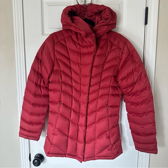 Patagonia Goose Down Hooded Puffer - Downtown Loft Jacket Womens Medium - Picture 6 of 16